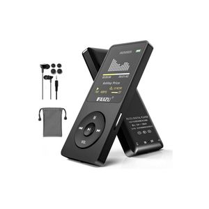 32 GB MP3-speler met Bluetooth 5.3, ultralicht (30 gram), tot 80 uur batterijduur, 1,8 inch scherm, ideaal voor sport, kinderen en volwassenen, ondersteunt TF-kaarten tot 128 GB