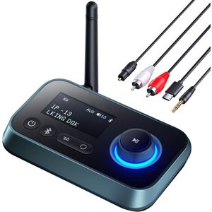 CLGP - Bluetooth Receiver Aux - Ontvanger - Zwart en Blauw