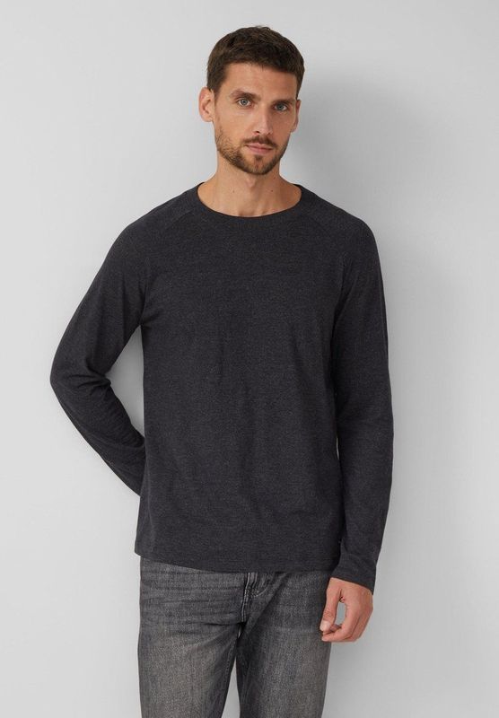 s.Oliver - T-Shirt - Gemêleerd - Lange Raglanmouwen - Regular Fit
