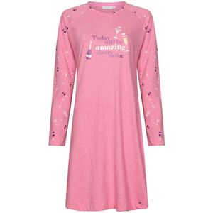 Rebelle - Nachthemd - Cin Cin - Katoen/Polyester - Roze - Maat 38