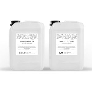 Bodylotion - Hypoallergeen - 2,7 Liter - 2 Stuks - Jerrycan - Navulling