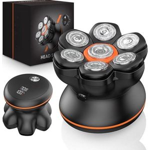 Skull Shaver - Gladde en Snelle Scheerervaring - Voor Hoofd, Gezicht en Nek - Ergonomisch en Draadloos Design - Precisie en Comfort in één - Voor een Strakke Look Thuis of Onderweg