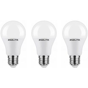 Asalite - LED Lamp A60 - E27 Fitting - Warm Wit Licht - 7W = 50W - 630 Lumen - 3000K - 3 Stuks