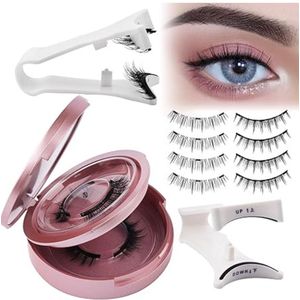 Equivera Magnetische Wimpers - Magnetische Wimpers - Magnetische Wimpers met Applicator - Herbruikbare Magnetische Wimpers - Nep Wimpers - Nep Wimpers Set - Fake Magnetic Lashes - Wimper Extension - Fake Lashes Set