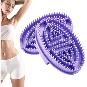 2x Massage Borstel - Cellulitis Massage Borstel - Droogborstelen - Lichaamsborstel - Lichaams Massage Borstel - Nekborstel - Body Massage Brush - Anti-Cellulitis Borstel - Doorbloeding - Ergonomische - Voor Rug Nek Schouder Buik Taille Armen En Benen
