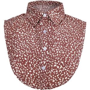 Blouse Kraagje - Los Kraagje - Fashion - Cheetah - Brown - Bruin