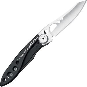 Skeletool KB multifunctioneel mes - klein, licht en compact - zwart met clip