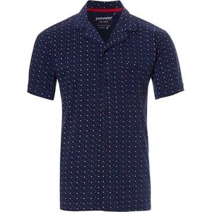 Shirt Pastunette - Doorknoop - Blauw - Katoen - Maat XXL