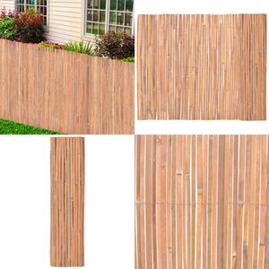 vidaXL Scherm 100x600 cm bamboe - Tuinhek - Tuinhekken - Tuinrand - Tuinranden
