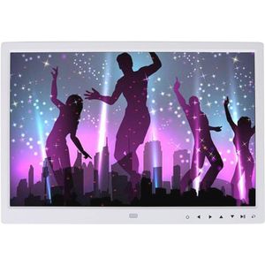 Digitale Fotolijst met Alarmklok en Multimedia Speler - 15 Inch HD Foto- en Videoweergave