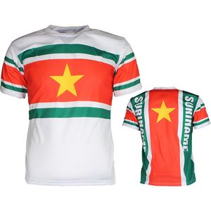 Suriname Vlag Voetbal Sport T-Shirt - 56