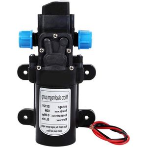 Hogedrukwaterpomp Zelfaanzuigend Micro-membraan DC 12V 116Psi 60W voor Caravan Boot Camper Tuin