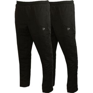 2- Pack Donnay Micro fibre pant - Rechte pijp - Sportbroek - Heren - Maat M - Zwart