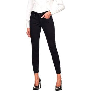 G-STAR Arc 3D Mid Waist Skinny Jeans - Dames - Pitch Black - W29 X L30