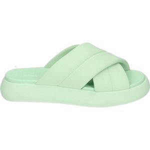 TOMS Shoes - ALPARGATA MALLOW CROSSOVER - Dames Slippers - Groen - Stof
