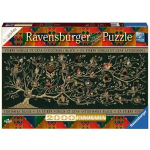 Ravensburger Puzzel Harry Potter: Stamboom Panorama - Legpuzzel - 2000 Stukjes