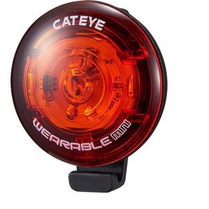 CatEye Wearable Mini Achterlicht Fiets – Fietsverlichting LED – Brandduur 550 uur – Batterij – Drie lichtmodi
