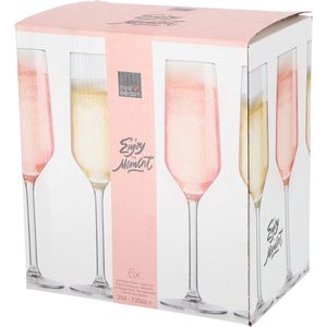 Royal Leerdam Champagneglas moment set 6 21 CL.
