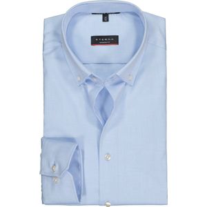 ETERNA modern fit overhemd - niet doorschijnend twill heren overhemd - lichtblauw - Strijkvrij - Boordmaat: 43