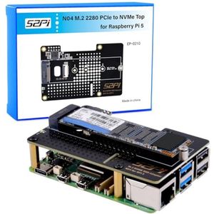 M.2 NVMe SSD Shield voor Raspberry Pi 5 - PCIe NVMe Adapter