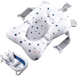 Babybadmat, voor pasgeborenen, badzitje voor pasgeborenen, babybadkussen, babybadkussen, voor pasgeborenen, voor baby's van 0-18 maanden