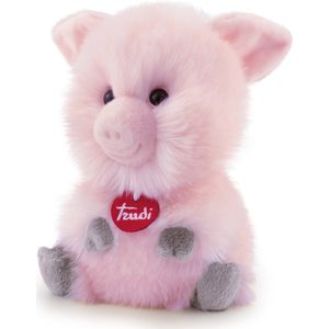 Trudi - Fluffy Varken (S-29196) - Pluche Knuffel - Ca. 20 cm (Maat S) - Geschikt voor jongens en meisjes - Roze