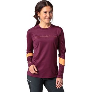 Vaude - Bike Qimsa - T-shirt Met Lange Mouwen - Paars - Voor Dames