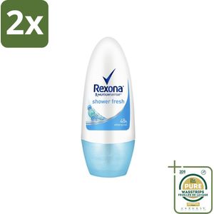 Rexona - Shower Fresh - Deo Roll-on - 50 ml - Voordeelverpakking - 2 stuks - Rexona - Shower Fresh
