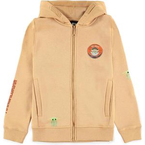 Star Wars - The Mandalorian Vest Met Capuchon Kinderen - Kids 146/152 - Beige