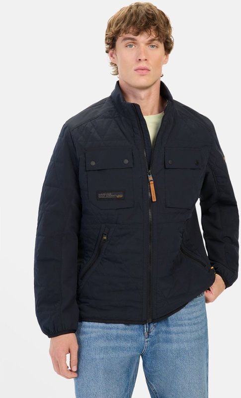 camel active - Blouson - Donkerblauw - Met opstaande Kraag
