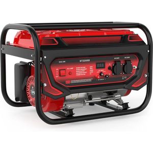 ApexArte - Stroomgenerator - Rood - Aggregaat - Generator Benzine
