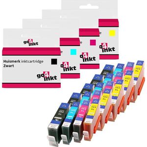 Compatible HP 364XL bk/c/m/y inkt cartridges van Go4inkt - 20 stuks - Zwart, Cyaan, Magenta, Yellow - Huismerk inktpatronen