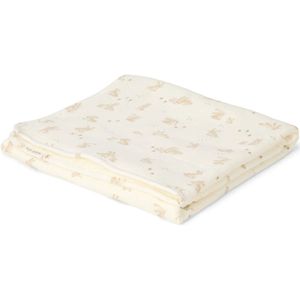 Little Dutch - Newborn Naturals - Wiegdeken - Meerkleurig - Baby Bunny