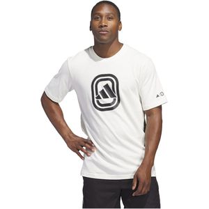 Adidas - X Overtime Graphic - T-shirt - Wit - Korte Mouwen
