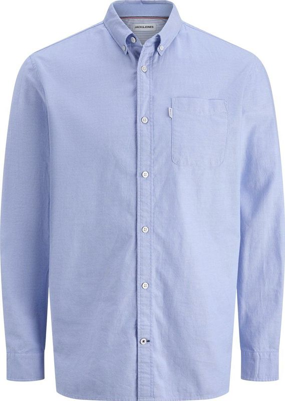 Jack&jone - Jjoxford Detail Hirt - Blauw - Overhemd