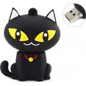 Ulticool USB-stick Kat - 8 GB - Zwart Geel