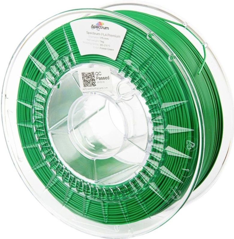 Spectrum - PLA Premium Filament - Groen - Kunststof - 1.75 mm - 1000 g