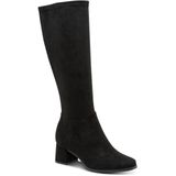 TAMARIS - Comfort Long Boot Heel - Kniehoge Laarzen - Zwart