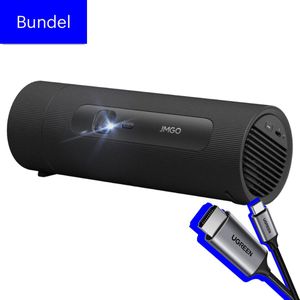 JMGO PicoFlix Connectie bundel - mini projector - Met USBC naar HDMI kabel - Netflix - alles in een