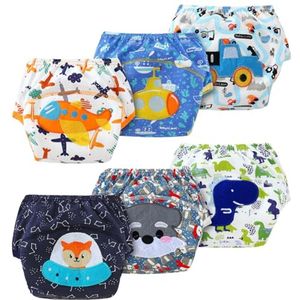 6 Wasbare Leerbroekjes voor Kinderen - Uniseks Katoenen Potjesbroekjes