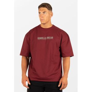 Gorilla Wear - Callaway - Oversized T-shirt - Bordeauxrood