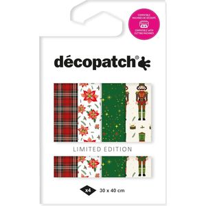 Set Texture Decopatch papier ""NOTENKRAKER"" hotfoil Limited Edition