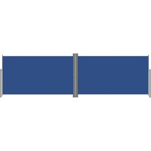 vidaXL - Windscherm - uittrekbaar - 160x600 - cm - blauw
