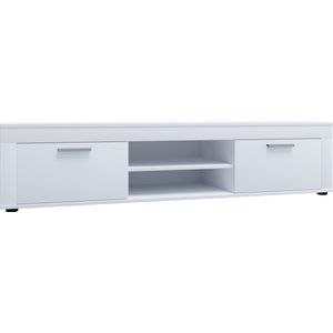 VCM Houten TV lowboard Meubel TV meubel Tafel Console TV tafel breedte 160 cm Usilo XL Houten TV lowboard Meubel TV meubel Tafel Console TV tafel breedte 160 cm Usilo XL