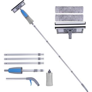 Solacis Ruitenreiniger met steel - Ruitenreinigers - Raamtrekker - Raamwisser met telescoopsteel - Must have om uw ruiten te wassen!