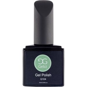 Gelzz Gellak - Gel Nagellak - kleur Soft Peppermint Blossom G104 - Groen - Dekkende kleur - 10ml - Vegan