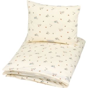 Cam Cam Copenhagen - Bicycles - Dekbedovertrek - Groen - 100% Organisch Katoen