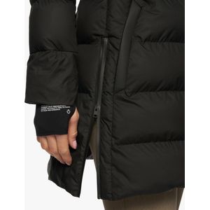 Jas Belted quilted hooded Black (9999) - L | Winterkleding ruiter