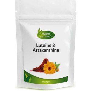Luteïne + Astaxanthine + Zeaxanthine | 60 capsules | Sterk ⟹ Vitaminesperpost.nl