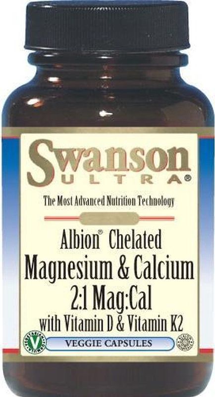 Swanson Health Ultra Albion Magnesium & Calcium